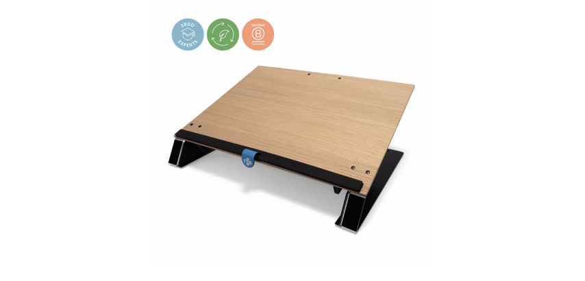 R-Go Read 2 Write Oak Wood Document Holder