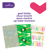 Carte de voeux Hallmark recharge 'Felicitatie' 6 cartes