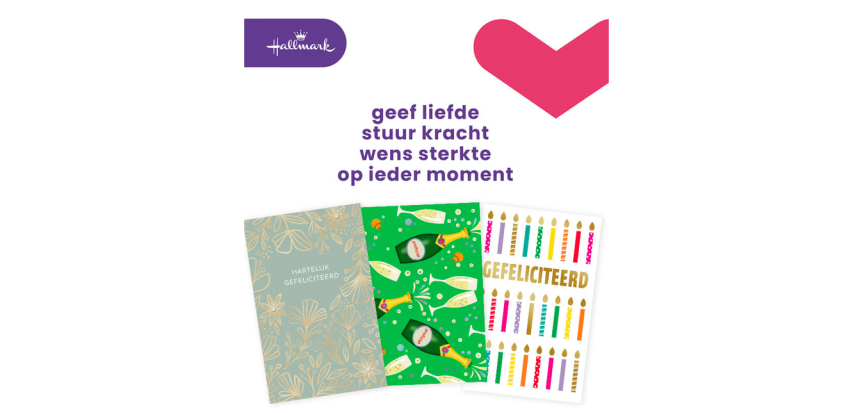 Wenskaart Hallmark Business Box verjaardag navulset à 6 stuks