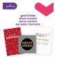 Cartes de voeux Hallmark recharge 'Birthday' 6 cartes