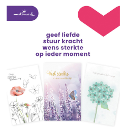 Wenskaart Hallmark navulset deelneming 10 kaarten