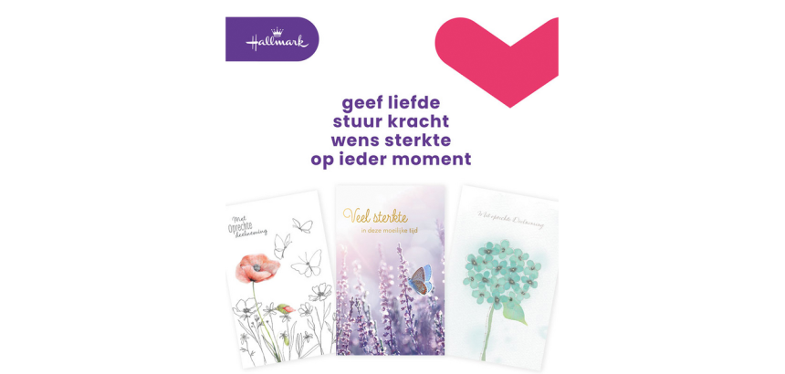 Carte de voeux Hallmark Business Box 'Condoléance' recharge 10 pièces