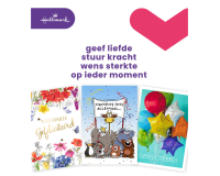 Carte de voeux Hallmark recharge 'Felicitatie' 8 cartes