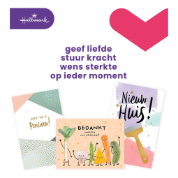 Carte de voeux Hallmark recharge divers (NL)  12 cartes