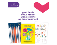 Carte de voeux Hallmark recharge 'Verjaardag' 12 cartes