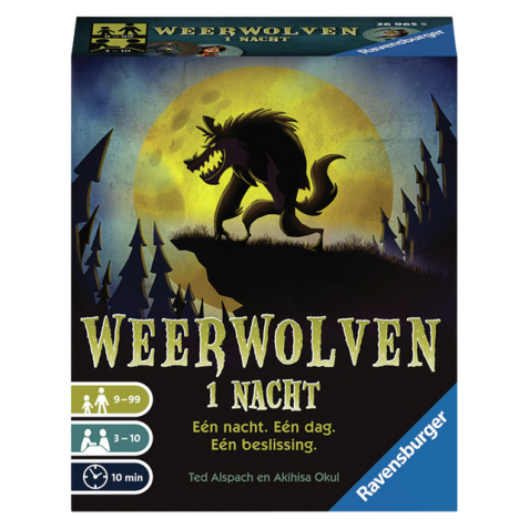 Jeu de cartes Weerwolven 1 nacht