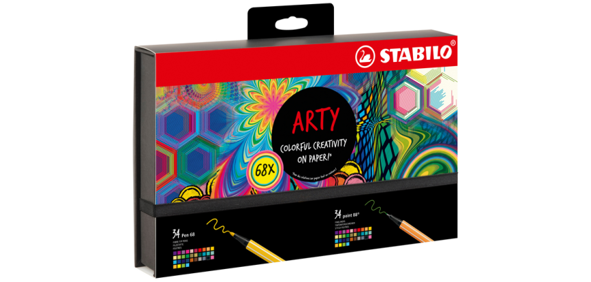 Fineliner STABILO Point 88 & Pen 68 Arty Creative luxuriöses Set