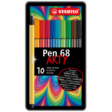 Feutre STABILO Pen 68 boîte 10 pièces assorti