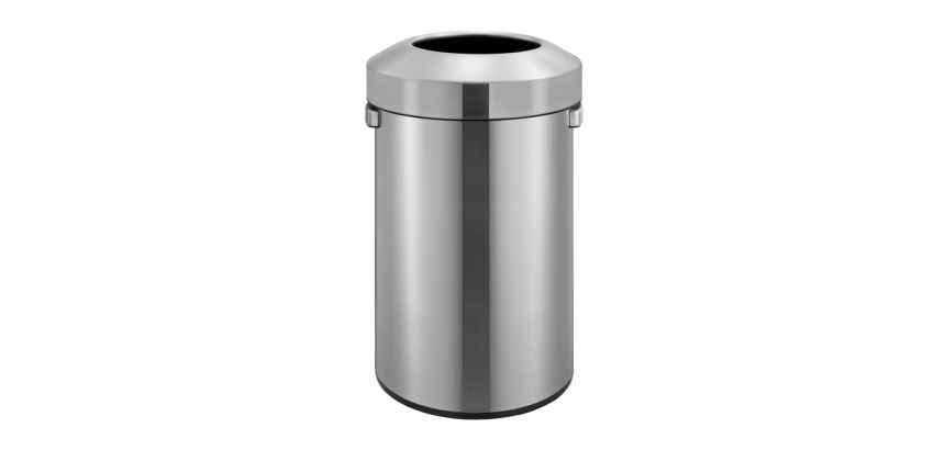 EKO Urban 60L stainless steel trash can