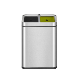 Poubelle EKO Laguna Slim Open top 2x 10L inox