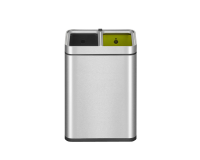 Poubelle EKO Laguna Slim Open top 2x 10L inox