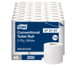 Tork T4 Advanced Toilet Paper 472161 2-ply 200 sheets white