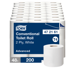 Papier toilette Tork T4 Advanced 472161 2 épaisseurs 200 feuilles blanc