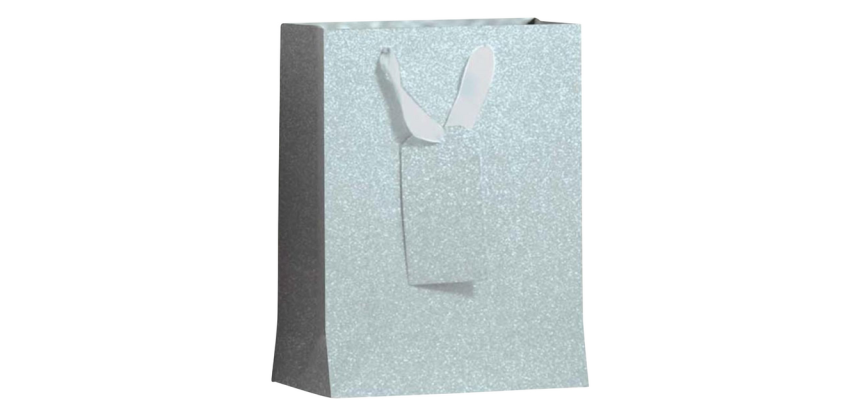 Sac cadeau IG Group Argent pailleté 175x98x229mm