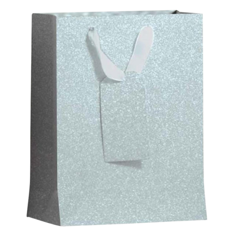 Sac cadeau IG Group Argent pailleté 175x98x229mm