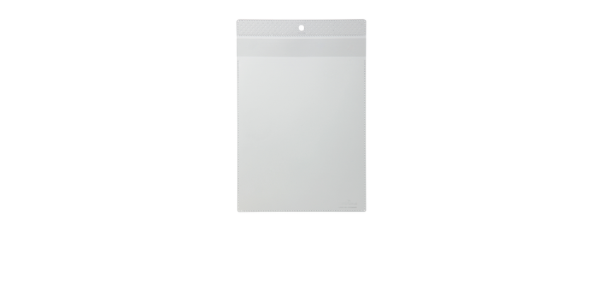 Durable U Presentation Pocket A5 with transparent hanging eyelet 10 pieces