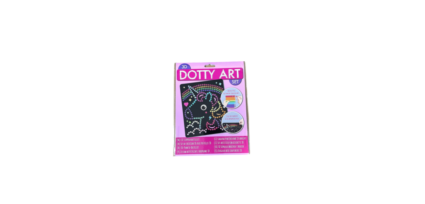 3D-Dotty-Kunst-Set sortiert