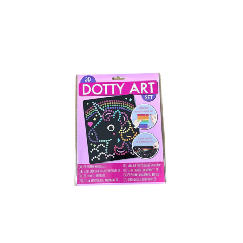 Knutselset 3D Dotty art assorti