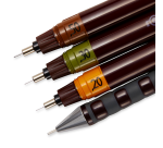 Tekenset rOtring Isograph college 0.2mm, 0.3mm en 0.5mm set à 3 stuks