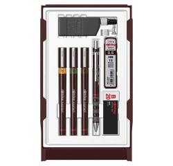 Rotring Isograph Technical Pen College 0,2-0,3-0,5mm set de 3 pièces