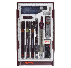 Set dessin rOtring Isograph Master 10 pièces