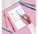 Stylo bille Paper Mate Inkjoy 100 Fin bleu