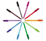 Stylo bille Paper Mate Inkjoy 100 Fin bleu