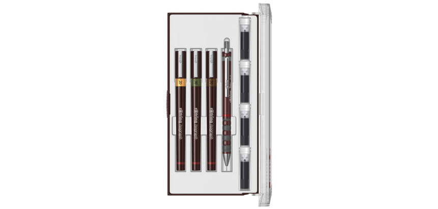Rotring Isograph Zeichenstifte Junior Set mit 4 Stück