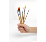 Penseel Qrea synthetisch haar nr 8 breedte 5,5mm