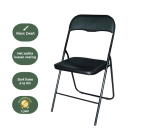 Chaise pliante BRASQ FC100 noir