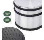 BRASQ stainless steel door stop with rubber ring