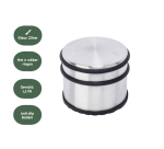 BRASQ stainless steel door stop with rubber ring
