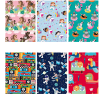 Inpakpapier IG Group Kids 200x70cm assorti