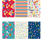 Papier cadeau IG Group Party 200x70cm assorti