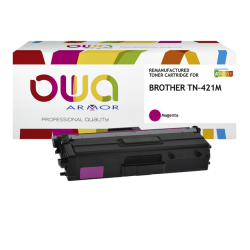 Cartouche toner OWA alternative pour Brother TN-421M rouge