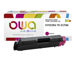 Toner remanufacturé OWA - standard - pour KYOCERA TK-5270 C