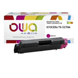 EN_Toner remanufacturé OWA - standard - Magenta - pour KYOCERA TK-5270M