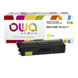 Cartouche toner OWA alternative pour Brother TN-421Y jaune