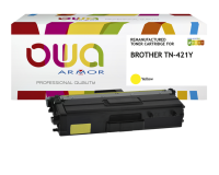 Toner gerecycleerd OWA in aparte kleuren compatibel met BROTHER TN-421 voor laserprinter