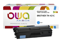 Toner remanufacturé OWA - standard - pour BROTHER TN-421C