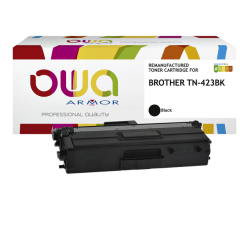 EN_Toner remanufacturé OWA - haute capacité - Noir - pour BROTHER TN-423BK