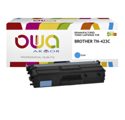 Toner remanufacturé OWA - haute capacité - pour BROTHER TN-423C