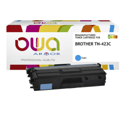 EN_Toner remanufacturé OWA - haute capacité - Cyan - pour BROTHER TN-423C