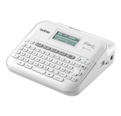 Imprimante d'étiquettes Brother P-touch TZ-e PT-D410 desktop qwerty 18mm blanc coffret