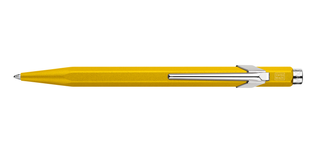 Caran d'Ache Colormat-X 849 yellow ballpoint pen