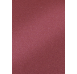 Carton photo Folia 50x70cm 250g 10 feuilles nacré n° 22 rouge foncé