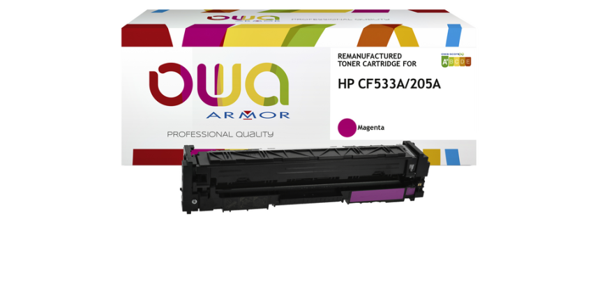 Cartouche toner OWA alternative pour HP CF533A rouge