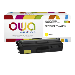 DE_Toner remanufacturé OWA - haute capacité - Jaune - pour BROTHER TN-423Y