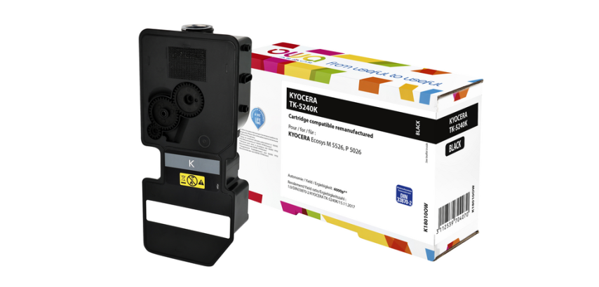 Toner remanufacturé OWA noir compatible KYOCERA TK-5240 K pour imprimante laser