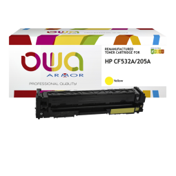 Cartouche toner OWA alternative pour HP CF532A jaune